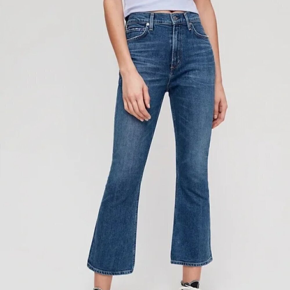 Citizens of Humanity Demy Cropped Flare Jeans Size 28
